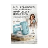 Zenvia 2'li Mini Leke ve Toz Fırçası Seti - Elbise, Ayakkabı, Yaka Için Pratik Çanta Boy Fırça 723