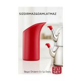 Zenvia 2'li Sızdırmaz Silikon Çaydanlık Ucu Aparatı - Damlatma Önleyici Akıllı Emzik Başlığı - - Renkli