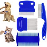 Zenvia 4'lü Bit Evcil Hayvan Tarak Seti Kedi Köpek Bit Tarak Seti Pire Tarağı ZNV2025 - Ahşap
