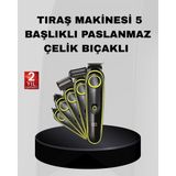 Zenvia 5’i 1 Arada Şarjlı Erkek Bakım Seti LED Göstergeli ve Suya Dayanıklı