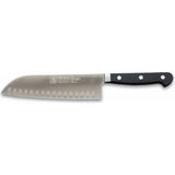 Zenvia 61950 - Sıcak Dövme Oluklu Santoku Şef Bıçağı 18 cm - Renkli