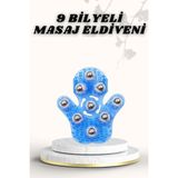 Zenvia 9 Bilyeli Masaj Eldiveni Giyilebilir Plastik Vücut Sıkılaştırıcı - 000-Siyah