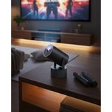 Zenvia Akıllı Projeksiyon Cihazı Karaoke Mikrofonlu 1080P Android - 0 - Siyah