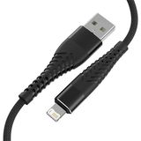 Zenvia Ally Qc3.0 USB To Iphone Lightning Hızlı Şarj KABLOSU-(5775) ZNV-HBY3245 - 1 - Siyah
