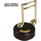 Zenvia Altın Nota Figürlü Müzik Kutusu ZNV2025 - 1