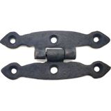 Zenvia Antika Tarz Dekoratif Pirinç Dar Menteşe - 75X39 Mm, Oksit - Renkli - 1