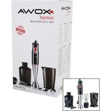 Zenvia Awox Barmix 3in1 Blender Seti Çelik 2li Mikser Çelik Rondo Bıçak Çelik 4 Kanatlı - Renkli