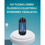 Zenvia Çevre Dostu Elektrikli Sivrisinek Öldürücü Lamba – 50M² Etki Alanı
