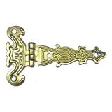 Zenvia Dekoratif, Sac Tek Kuyruklu Menteşe - 40X68 Mm, Küçük, Sarı, 100 Adet - Renkli