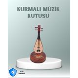 Zenvia Enstrüman Figürlü Melodi Çalan Dekoratif Müzik Kutusu ZNV-254110 - Ahşap