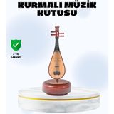 Zenvia Enstrüman Şeklinde Müzik Kutusu Lüt Tasarım Melodious Music ZNV-254110 - Ahşap