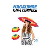 Zenvia Hac Umre Kafa Şemsiyesi Güneş Koruma Şemsiyesi 2 Adet 716266