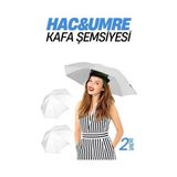 Zenvia Hac Umre Kafa Şemsiyesi Güneş Koruma Şemsiyesi 2 Adet 716267