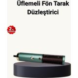 Zenvia Iyon Teknolojili Seramik Saç Düzleştirici – Eşit Isı Dağılımı ZNV-254110 - Ahşap - Gri