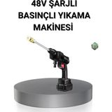 Zenvia Kablosuz Basınçlı Yıkama Makinesi – 48V Güçlü Motor, 2 Pil ve Köpük Hazneli