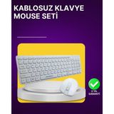 Zenvia Kablosuz Klavye ve Mouse Seti - Ergonomik Tasarım, Sessiz Kullanım, Geniş Uyumluluk - 1 - 001-Renkli