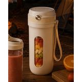 Zenvia Kablosuz Taşınabilir Blender Güçlü Motorlu Meyve Sıkıcı ve Smoothie Hazırlayıcı - Ahşap