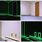 Zenvia Karanlıkta Işık Veren Yansıyan 4 Metre Fosforlu Yeşil Şerit Bant (4887) ZNVA-GO3146 - Renkli