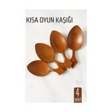 Zenvia Kısa Oyun Kaşığı Halk Oyunu Kaşığı - Kına Kaşığı Kısa Saplı Zeybek Oyun Kaşığı 4