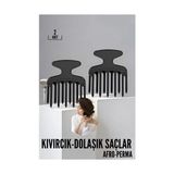 Zenvia Kıvırcık Saç Açıcı Afro Perma Tarağı - Renkli
