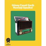 Zenvia KTF-1428 Solar Panel Destekli Şarjlı Bluetooth Hoparlör – Fm/am/sw Radyo, Aux ve Tf Kart Giriş