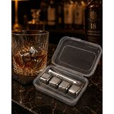 Zenvia Metal Buz Küpleri Seti Içecek Sulandırmayan Çelik Soğutucu Taşlar ve Saklama Kutusu - Renkli