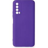 Zenvia Mey Ithalat® Huawei P Smart 2021 Kılıf Nano Içi Kadife Silikon - Mor