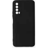 Zenvia Mey Ithalat® Huawei P Smart 2021 Kılıf Nano Içi Kadife Silikon - Siyah