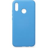 Zenvia Mey Ithalat® Huawei P20 Lite Kılıf Nano Içi Kadife Silikon - Mavi