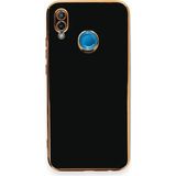 Zenvia Mey Ithalat® Huawei P20 Lite Kılıf Volet Silikon - Siyah