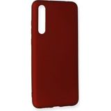 Zenvia Mey Ithalat® Huawei P20 Pro Kılıf First Silikon - Bordo