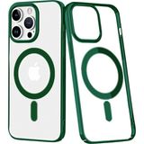 Zenvia Mey Ithalat® iPhone 14 Pro Kılıf Element Magneticsafe Sert Kapak - Köknar Yeşili