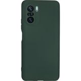 Zenvia Mey Ithalat® Poco F3 Kılıf Nano Içi Kadife Silikon - Koyu Yeşil