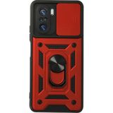 Zenvia Mey Ithalat® Poco F3 Kılıf Pars Lens Yüzüklü Silikon - Kırmızı