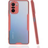 Zenvia Mey Ithalat® Poco F3 Kılıf Platin Silikon - Pembe