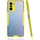 Zenvia Mey Ithalat® Poco F3 Kılıf Platin Silikon - Sarı