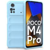 Zenvia Mey Ithalat® Poco M4 Pro 4g Kılıf Optimum Silikon - Sky Blue