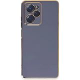 Zenvia Mey Ithalat® Poco X5 Pro 5g Kılıf Volet Silikon - Mavi