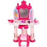 Zenvia Mey Ithalat® Pretty Pinky Işıklı ve Sesli Makyaj Masası Oyun Seti - Renkli