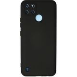 Zenvia Mey Ithalat® Realme C25Y Kılıf Nano Içi Kadife Silikon - Siyah
