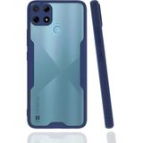 Zenvia Mey Ithalat® Realme C25Y Kılıf Platin Silikon - Lacivert