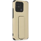 Zenvia Mey Ithalat® Redmi 10C Kılıf Mega Standlı Silikon - Gold