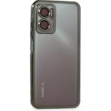 Zenvia Mey Ithalat® Redmi Note 11E Kılıf Lensli Silikon - Yeşil