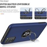 Zenvia Mey Ithalat® Samsung Galaxy A02S Kılıf Elit Yüzüklü Kapak - Lacivert