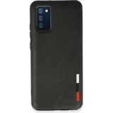 Zenvia Mey Ithalat® Samsung Galaxy A02S Kılıf Loop Deri Silikon - Siyah