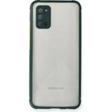 Zenvia Mey Ithalat® Samsung Galaxy A02S Kılıf Miami Şeffaf Silikon - Koyu Yeşil