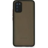Zenvia Mey Ithalat® Samsung Galaxy A02S Kılıf Montreal Silikon Kapak - Siyah