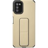 Zenvia Mey Ithalat® Samsung Galaxy A03S Kılıf Mega Standlı Silikon - Gold