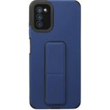 Zenvia Mey Ithalat® Samsung Galaxy A03S Kılıf Mega Standlı Silikon - Mavi