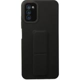 Zenvia Mey Ithalat® Samsung Galaxy A03S Kılıf Mega Standlı Silikon - Siyah